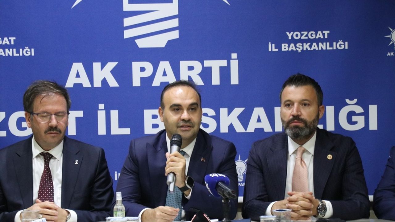 Bakan Kacır Yozgat'ta: Terörsüz Türkiye ve Sanayi-AR-GE Atılımları