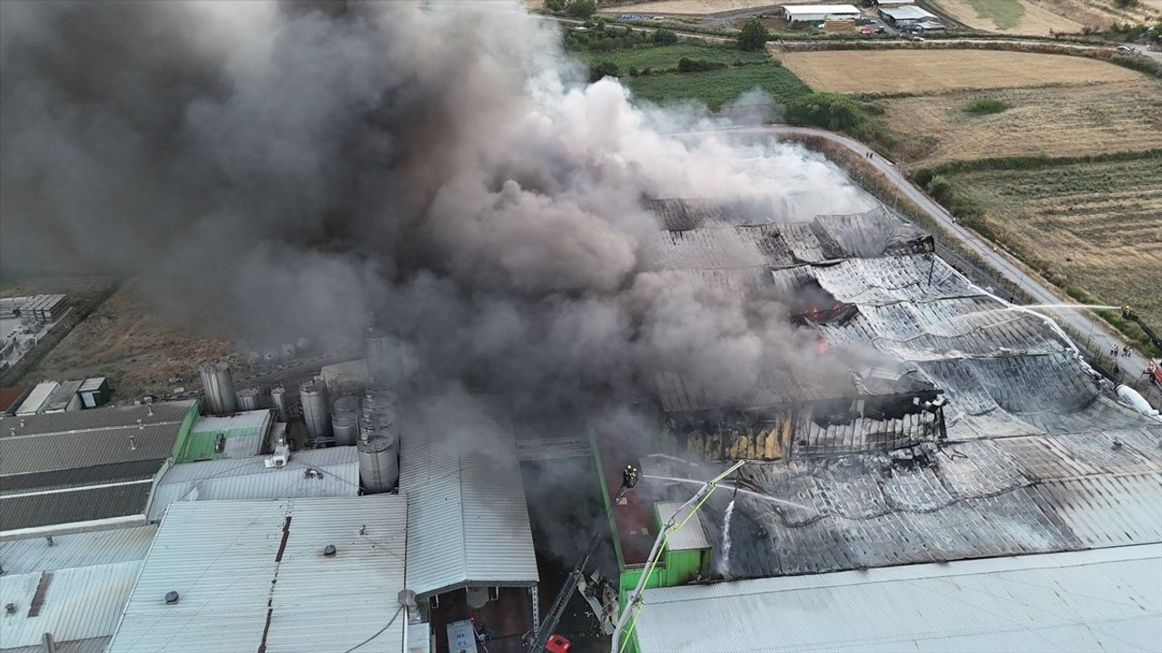 Balıkesir'de Süt Ürünleri Fabrikasında Yangın Kontrol Altına Alındı: 2 İşçi Hayatını Kaybetti
