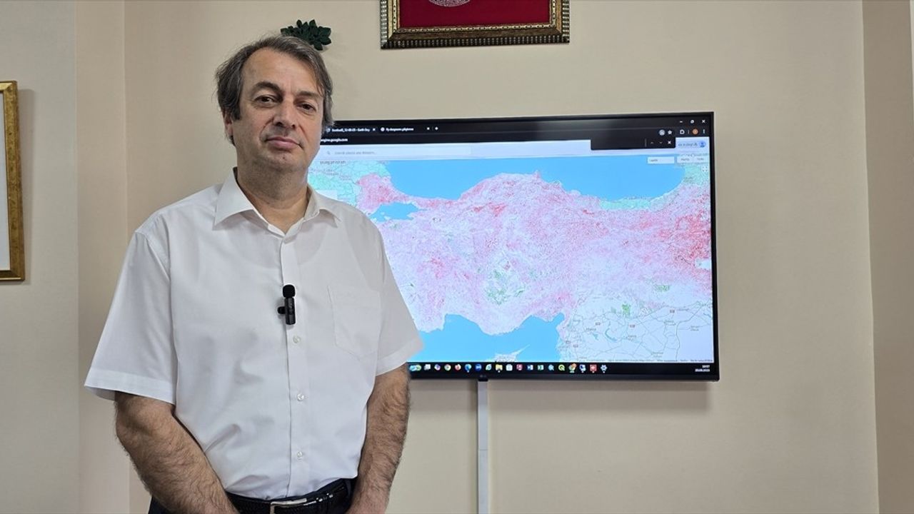 BEÜ'lü akademisyen uydu verileriyle Türkiye'nin kuraklık haritasını çıkardı