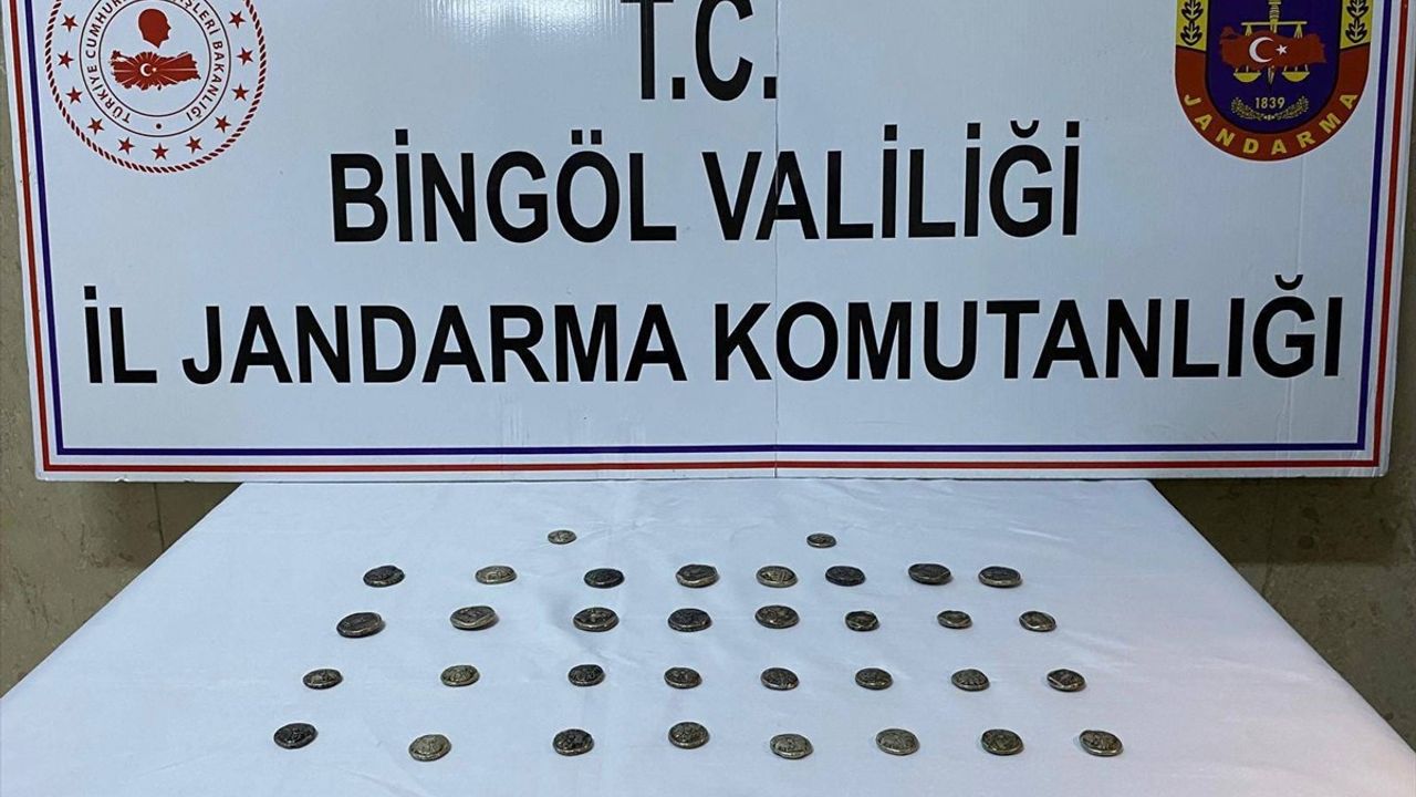 Bingöl'de Roma ve Bizans dönemine ait 42 sikke ele geçirildi