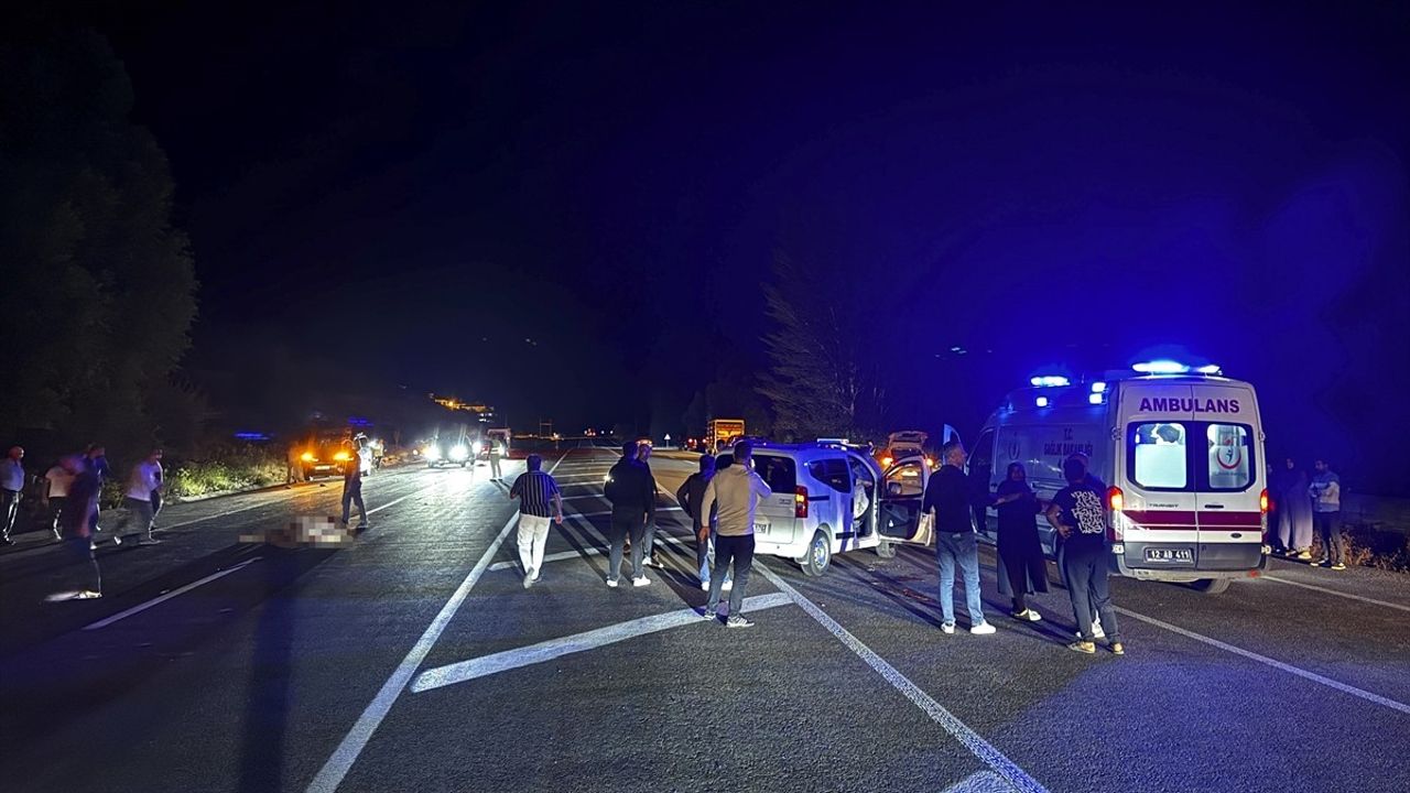 Bingöl'ün Karlıova ilçesinde ata çarpan hafif ticari araçtaki kişi yaşamını yitirdi