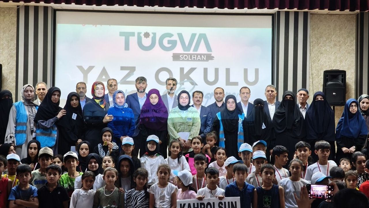 Bingöl'ün Solhan ilçesinde TÜGVA yaz okulu kapanış programı düzenlendi