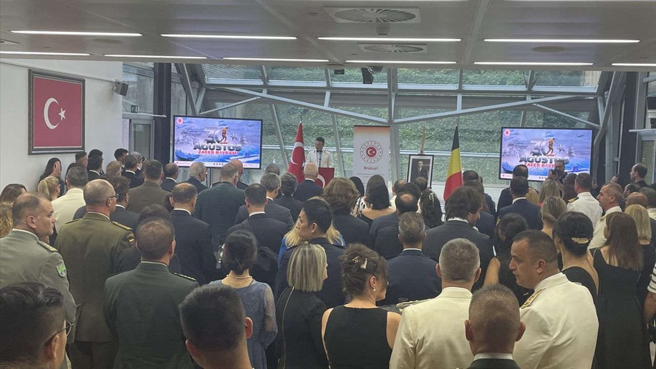 Brüksel Büyükelçiliği 30 Ağustos Zafer Bayramı resepsiyonuna ev sahipliği yaptı