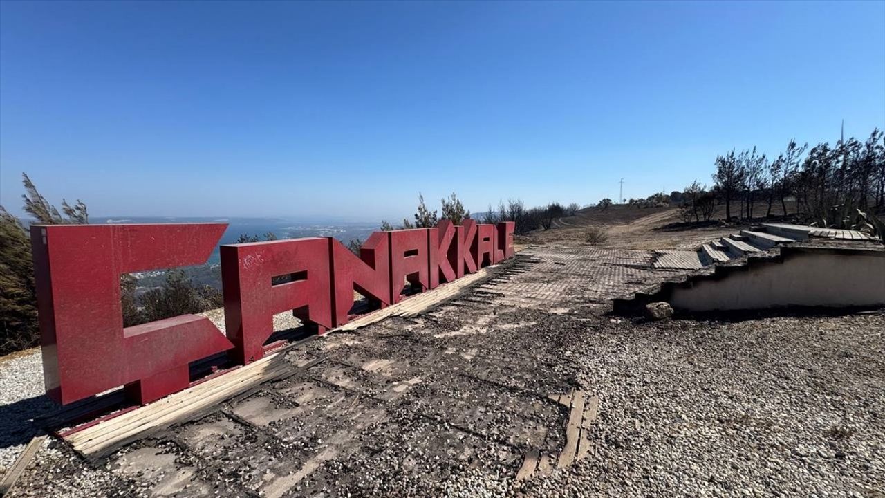 Çanakkale'deki Orman Yangını Kontrol Altına Alındı
