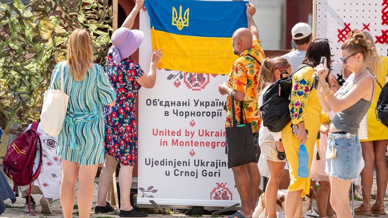 Cetinje'de Ukrayna'nın 34. Bağımsızlık Günü anma etkinliği düzenlendi