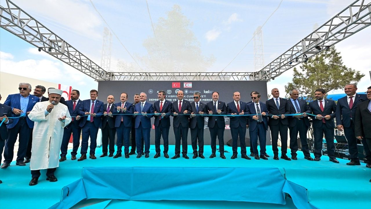 Cumhurbaşkanı Yardımcısı Cevdet Yılmaz, KKTC Deprem İzleme Merkezinin Açılışında Önemli Mesajlar Verdi