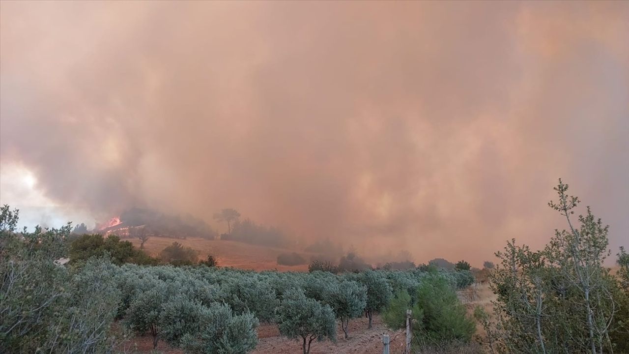 Denizli Buldan'daki orman yangını 3. gününde: 2 mahalle tahliye edildi