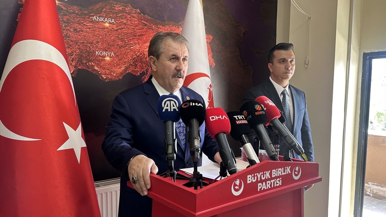 Destici Konya'da: Memurlara %10 refah payı talebi, Konya Ovası'na su planı, Gazze için yardım çağrısı