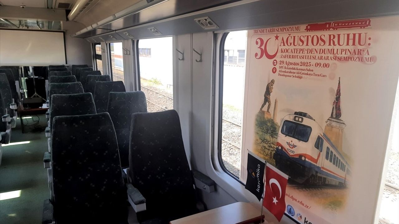 DPÜ, Afyonkarahisar–Dumlupınar arasında 'Zafer Rotası' tren sempozyumu düzenliyor