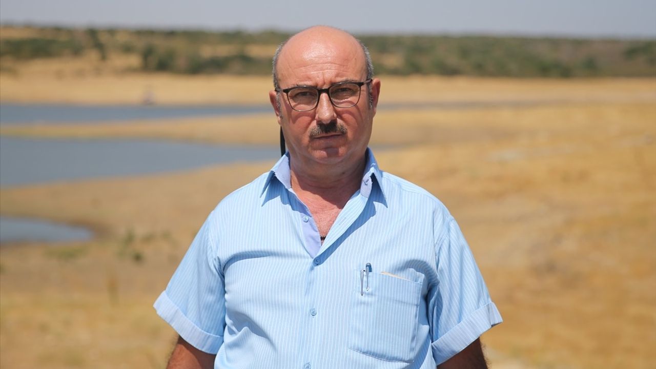 Edirne'de Kuraklık Göletteki Su Seviyesini Düşürdü, Tarım Ürünleri Kurudu