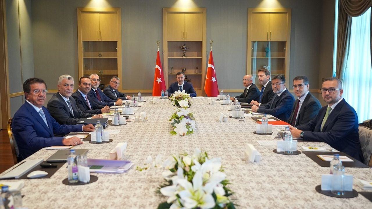 Ekonomi Koordinasyon Kurulu, Cumhurbaşkanı Yardımcısı Cevdet Yılmaz başkanlığında toplandı