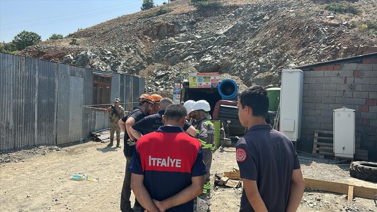 Elazığ'da Krom Madeninde Göçük Olayı Gerçekleşti