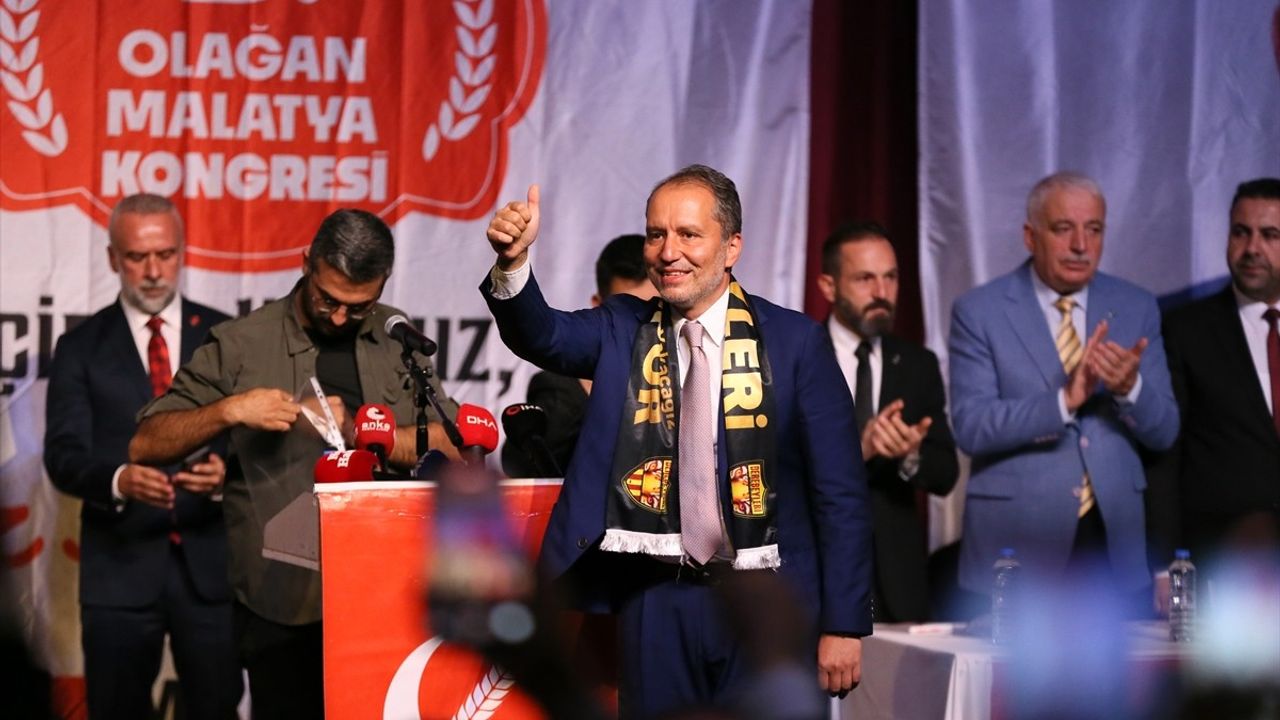 Fatih Erbakan'dan iktidara erken seçim çağrısı: Yeniden Refah'ın Malatya kongresi