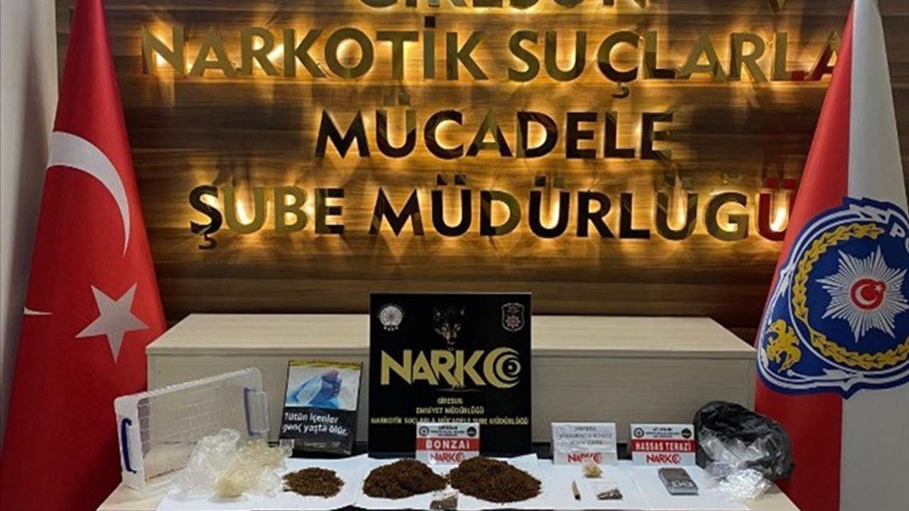 Giresun'da uyuşturucu operasyonu: 1 kişi tutuklandı