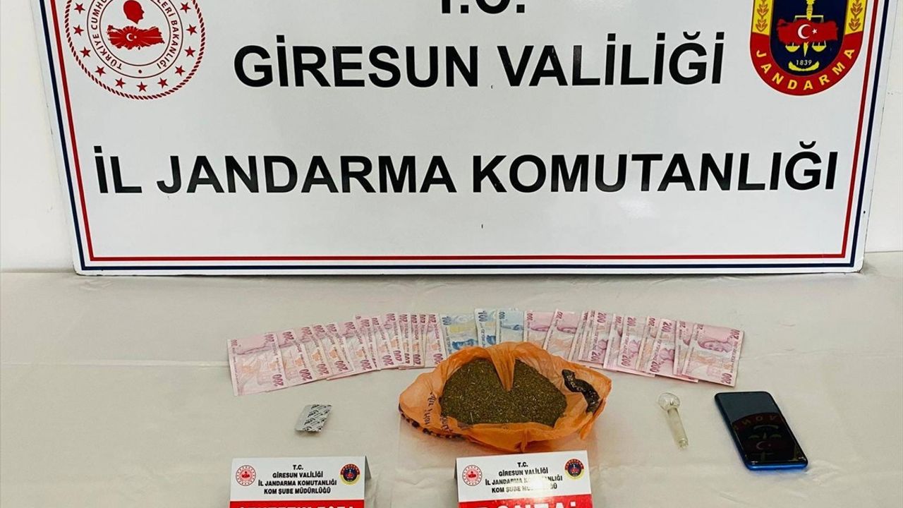 Giresun'da uyuşturucu operasyonunda 1 kişi tutuklandı, 1 kişi adli kontrolle serbest bırakıldı