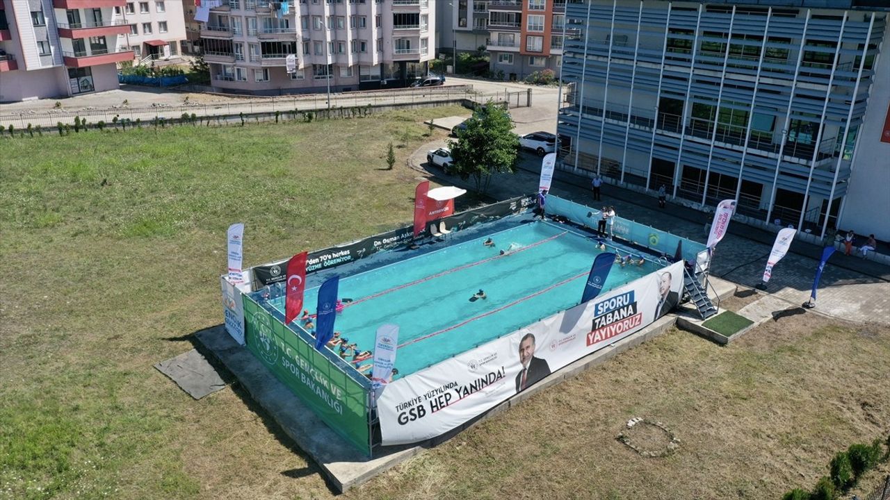 Giresun'da 'Yüzme Bilmeyen Kalmasın' ile 4 yılda 25 bin çocuk ve genç yüzme öğrendi