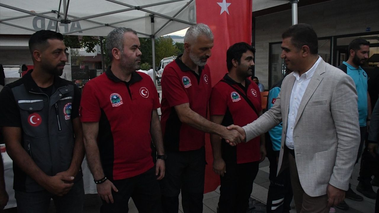 Gölyaka'da 17 Ağustos 1999 Marmara Depremi'nin 26. yılı anma programı