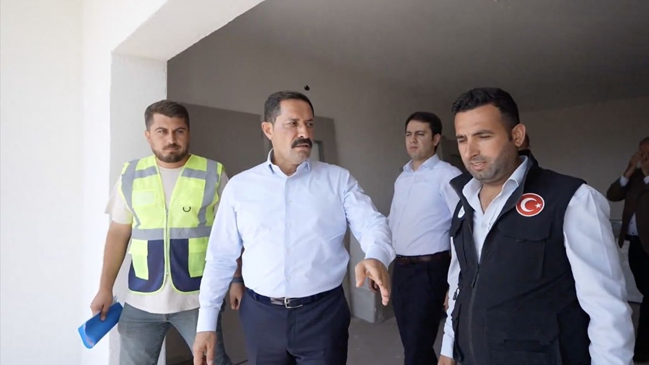 Hatay Hassa'da 622 afet konutunun inşası sürüyor