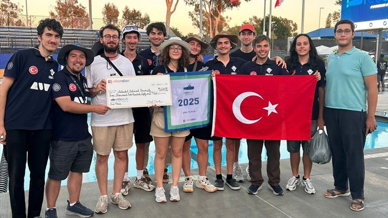 İTÜ AUV Takımı RoboSub 2025'te Dünya Üçüncüsü Oldu