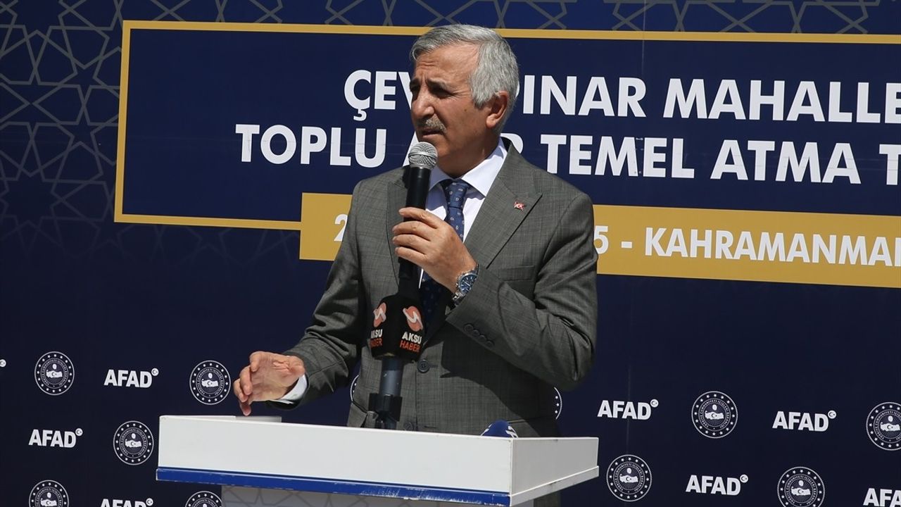 Kahramanmaraş Onikişubat'ta depremzede besiciler için 86 ahırın temeli atıldı