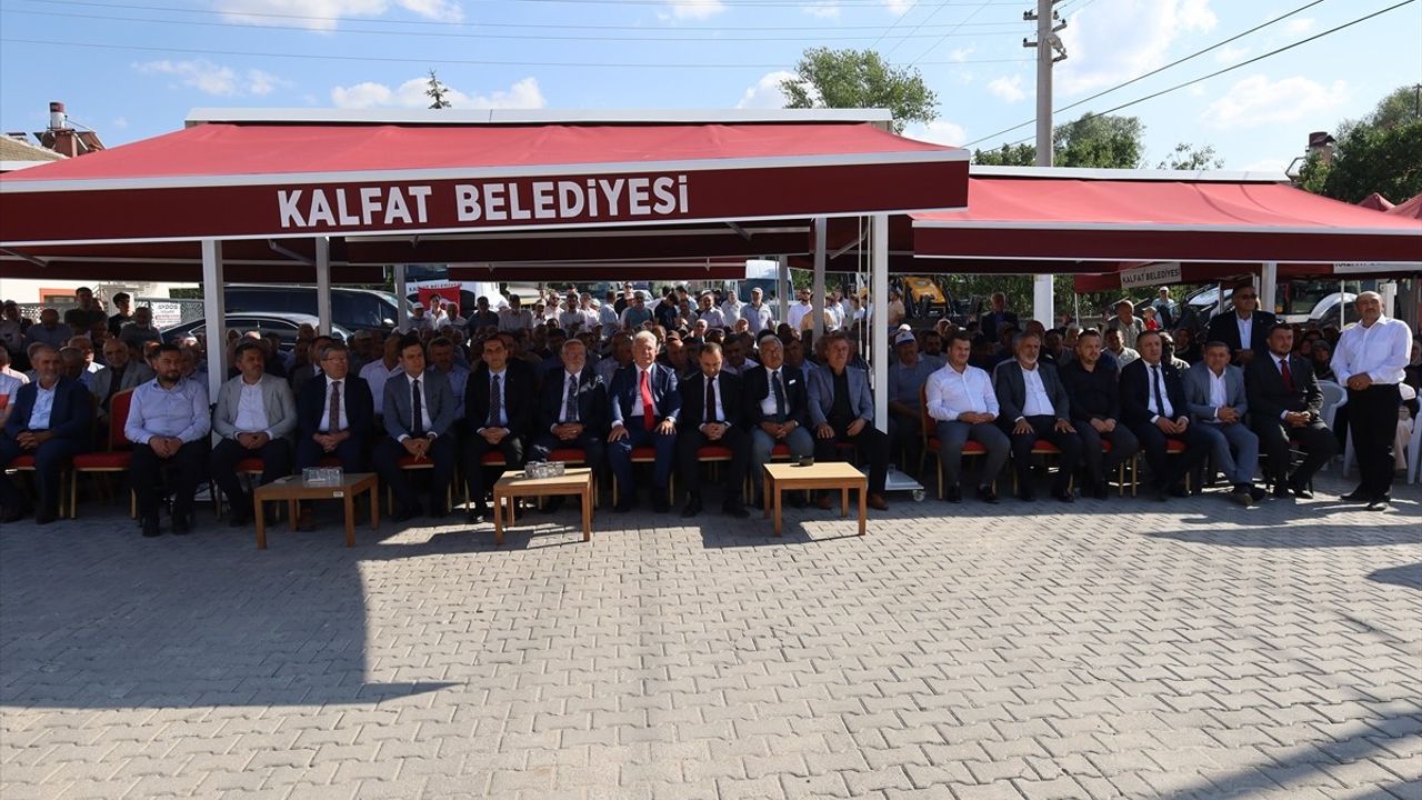 Kalfat Beldesi'nde Doğal Gaz Hizmeti Başladı