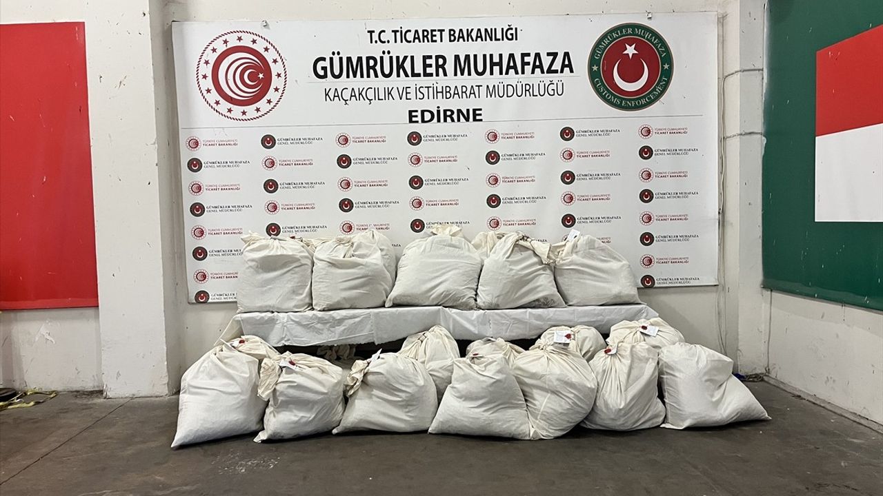 Kapıkule'de 3 Tırda Uyuşturucu Baskını: 179 Kilo Ele Geçirildi