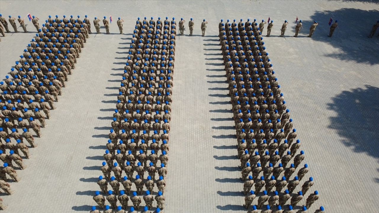 Karabük'te 37. Dönem Temel Eğitimini Tamamlayan 1619 Uzman Erbaş İçin Mezuniyet Töreni