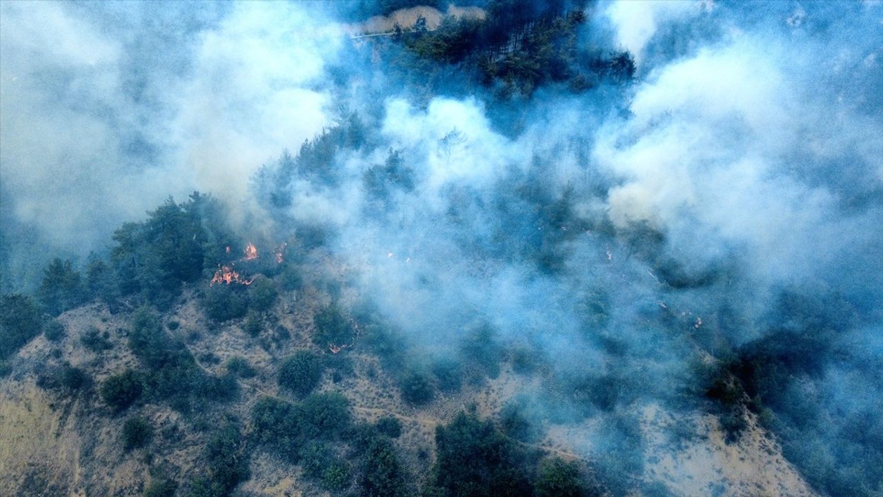 Karabük'te Orman Yangınına Müdahale Devam Ediyor