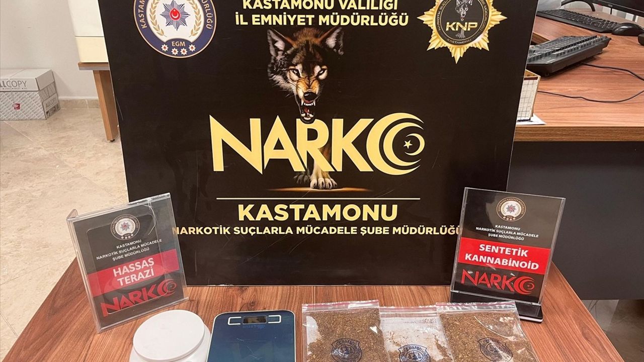 Kastamonu'da uyuşturucu operasyonunda 2 şüpheli tutuklandı