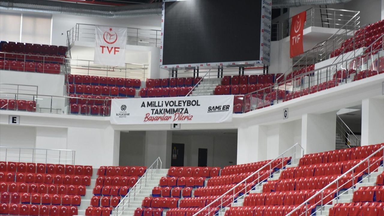 Malatya'da A Milli Erkek Voleybol Takımı Hazırlıkları Tamamlandı