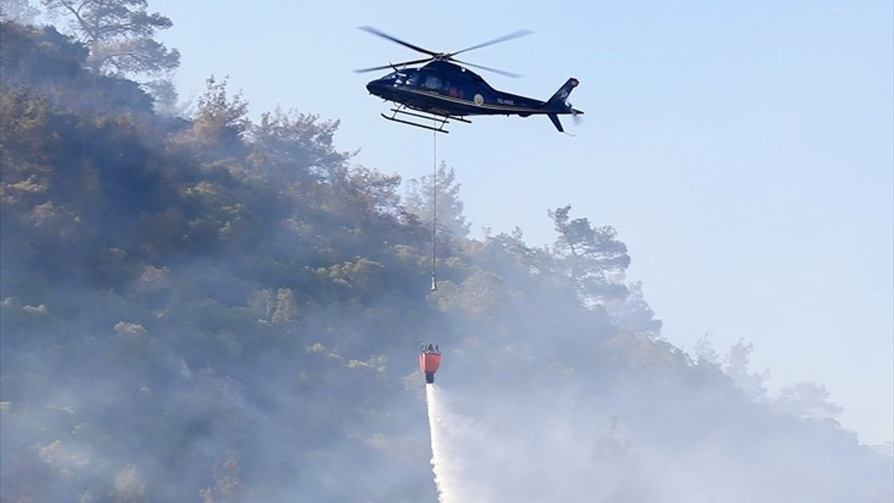 Manisa'nın Soma ve Alaşehir İlçelerinde Orman Yangınlarına Müdahale Devam Ediyor