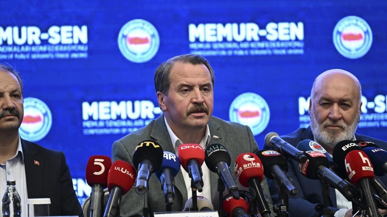 Memur-Sen Genel Başkanı Yalçın: 8. Dönem Toplu Sözleşme Süreci Sendika Yasasının Eksikliklerini Ortaya Koydu