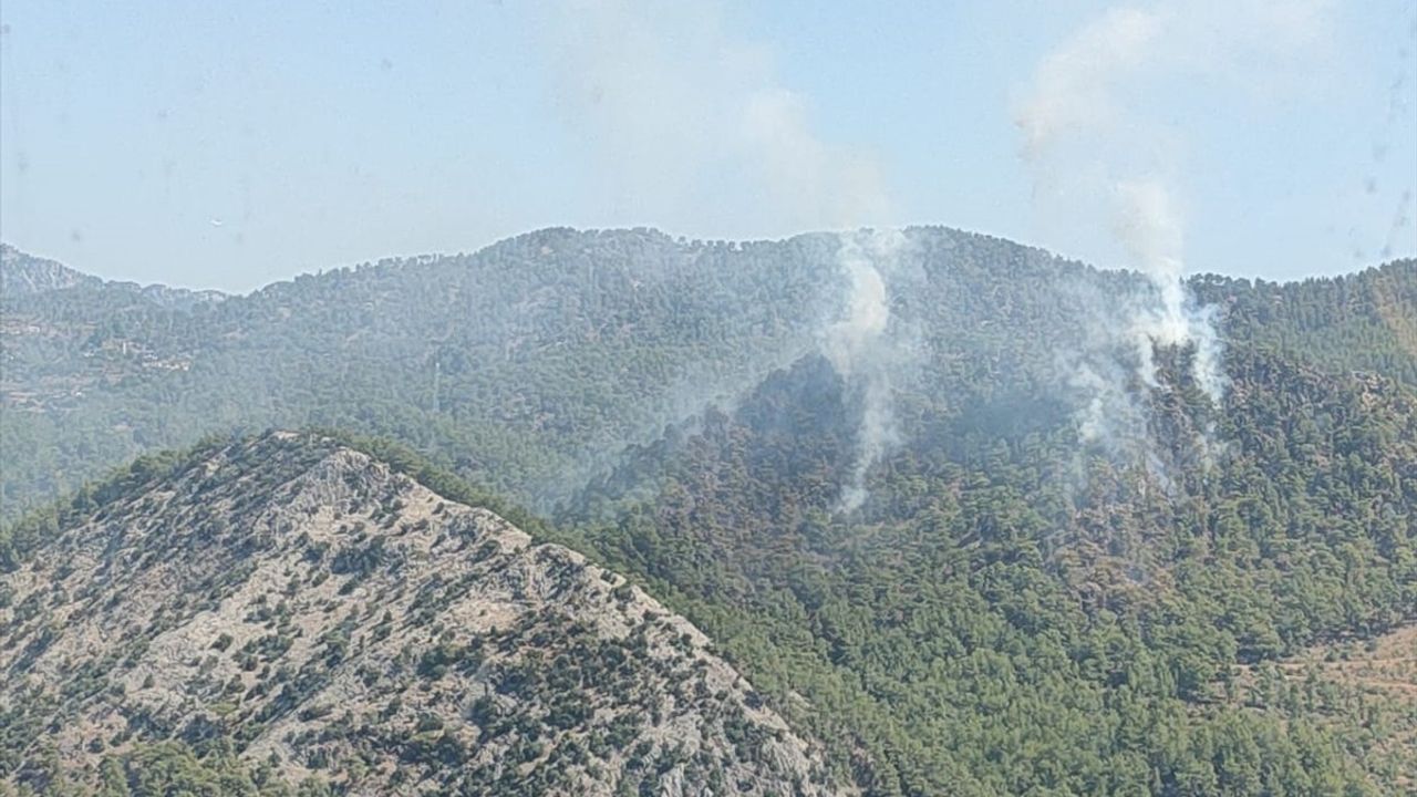 Mersin Anamur'da Orman Yangını: Havadan ve Karadan Müdahale Devam Ediyor