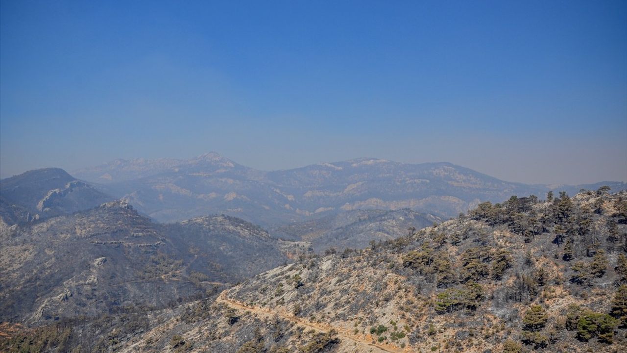 Mersin Silifke'de orman yangını büyük ölçüde kontrol altına alındı