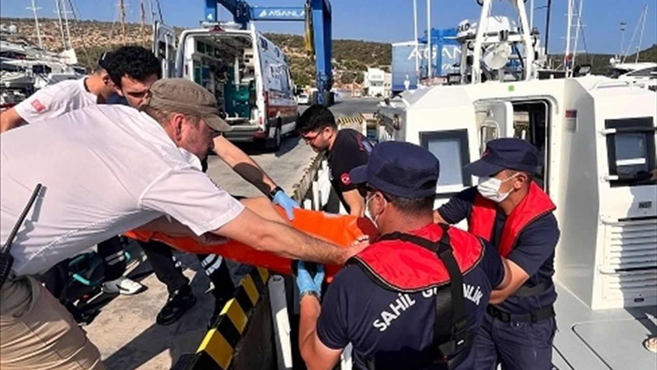 Muğla'da Yaralanan İki Kişiye Tıbbi Tahliye Yapıldı