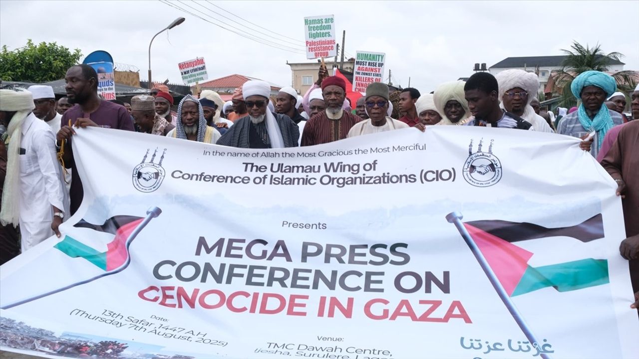 Nijerya İslami Kuruluşları, Filistin İçin Dayanışma Çağrısında Bulundu