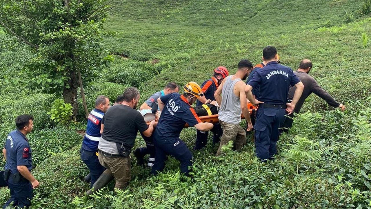 Rize'de Teleferik Kazası: Bir Kadın Yaralandı