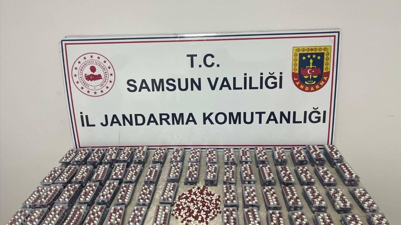 Samsun Canik'te 5 bin 600 sentetik ecza hapı ele geçirildi: 1 kişi gözaltında