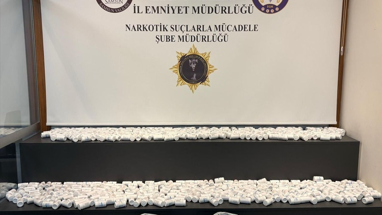 Samsun İlkadım’da 45 bin sentetik uyuşturucu hap ele geçirildi, 1 kişi gözaltında