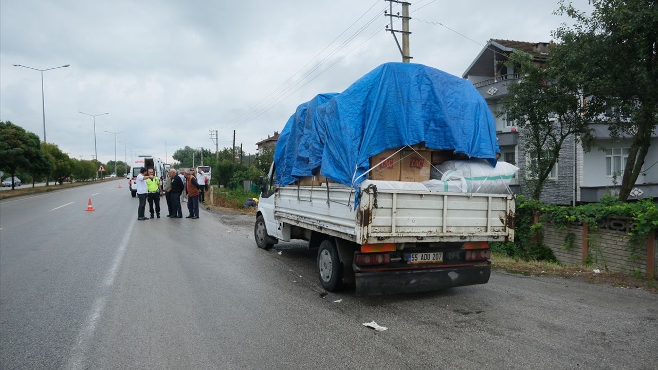 Samsun Terme'de yolcu otobüsünün kamyonete çarpması: 1 ölü, 1 yaralı