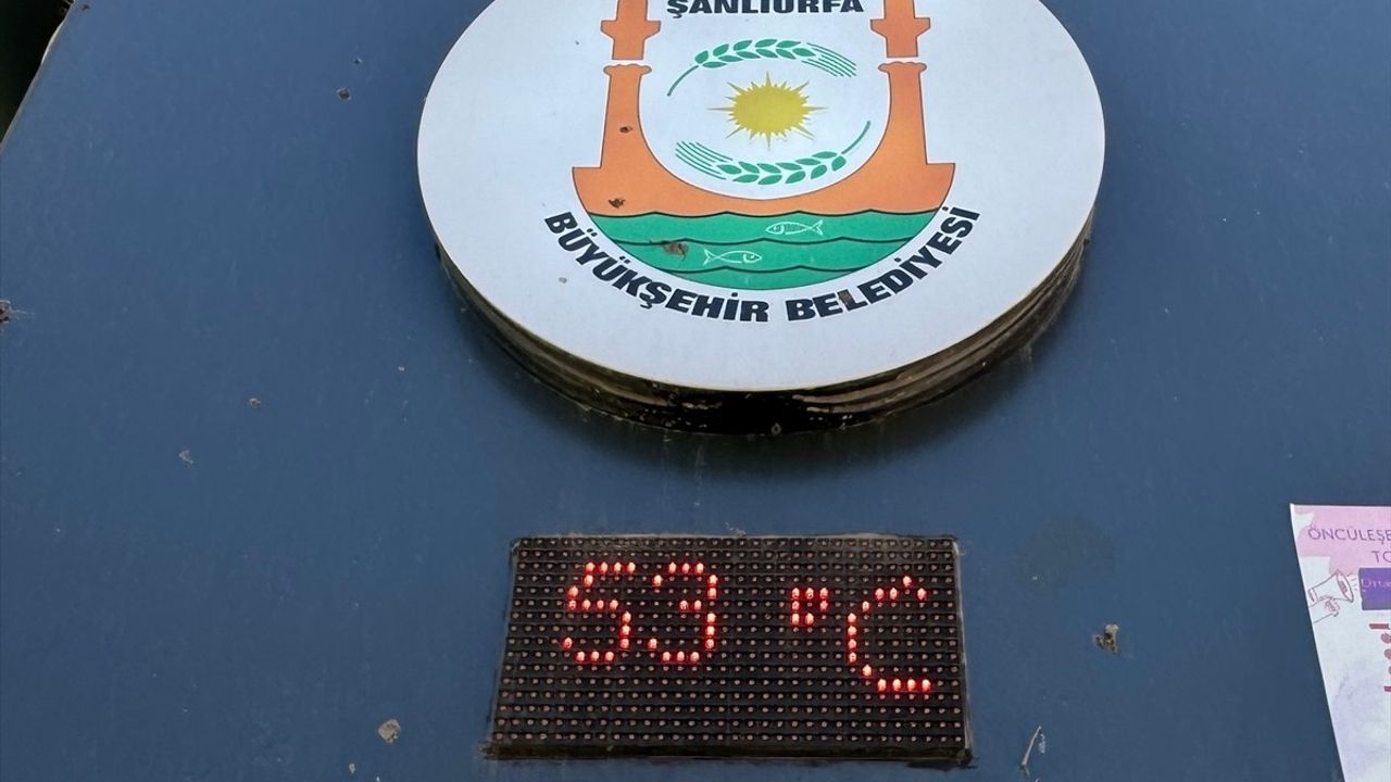 Şanlıurfa'da Termometreler 53 Dereceyi Gösterdi