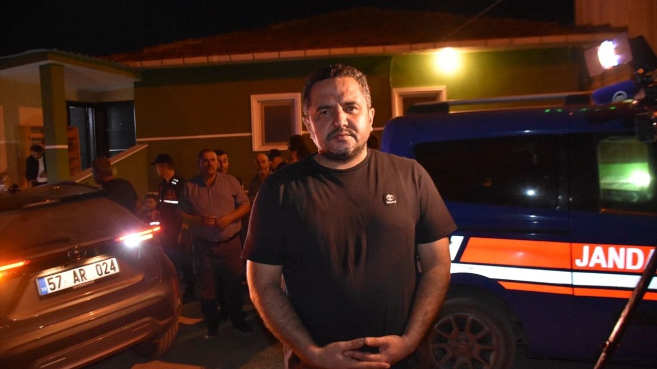 Sinop'ta Orman Yangınına Müdahale Sürüyor