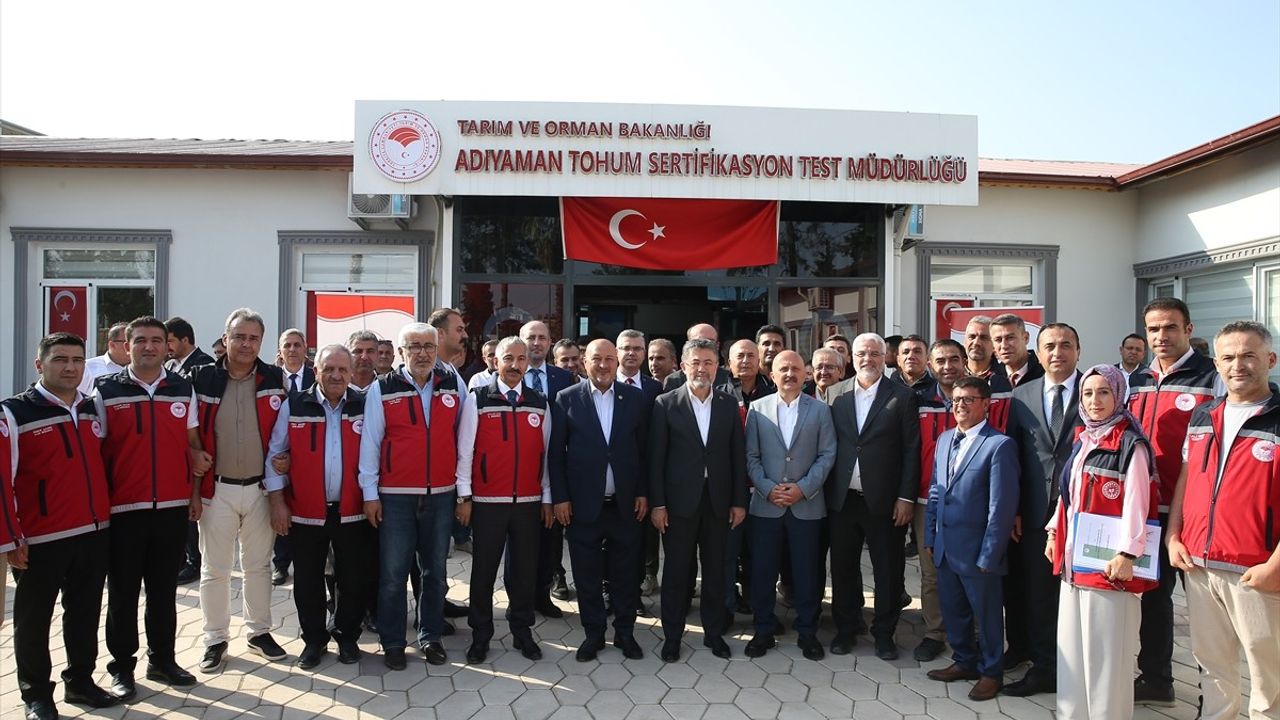 Tarım ve Orman Bakanı Yumaklı, Adıyaman'da Tohum Sertifikasyon Test Müdürlüğü Açılışını Gerçekleştirdi
