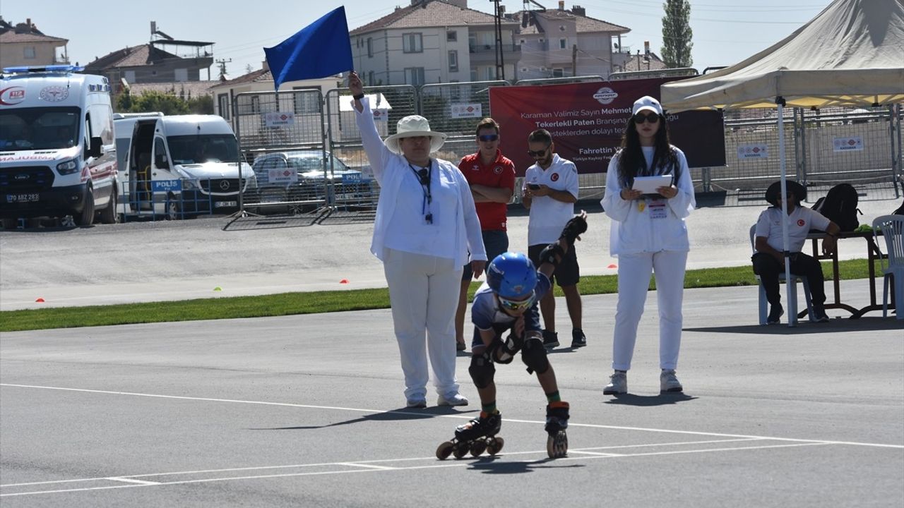 Tekerlekli Paten Türkiye Şampiyonası Finali Karaman'da Başladı