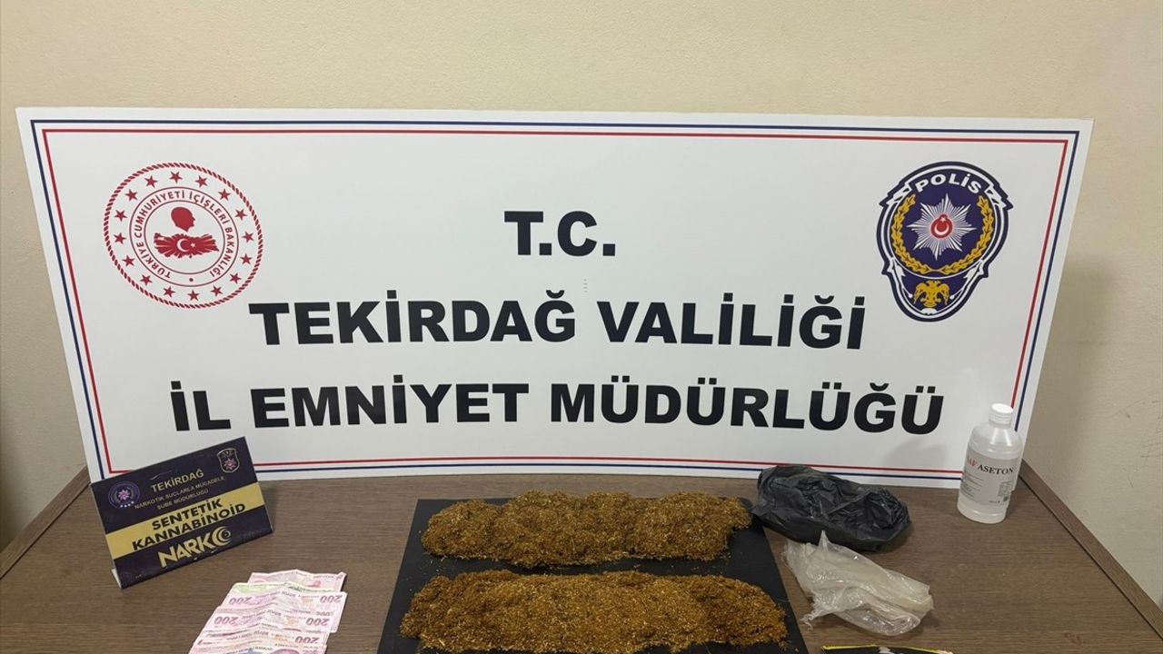 Tekirdağ'da Uyuşturucu Operasyonu: Üç Şüpheli Tutuklandı
