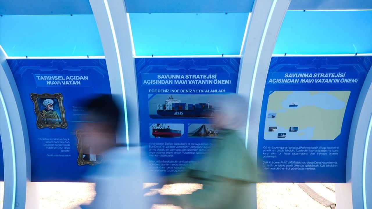 TEKNOFEST Mavi Vatan'da 'Mavi Vatan Zaman Tüneli' katılımcıları tarihsel bir yolculuğa çıkarıyor