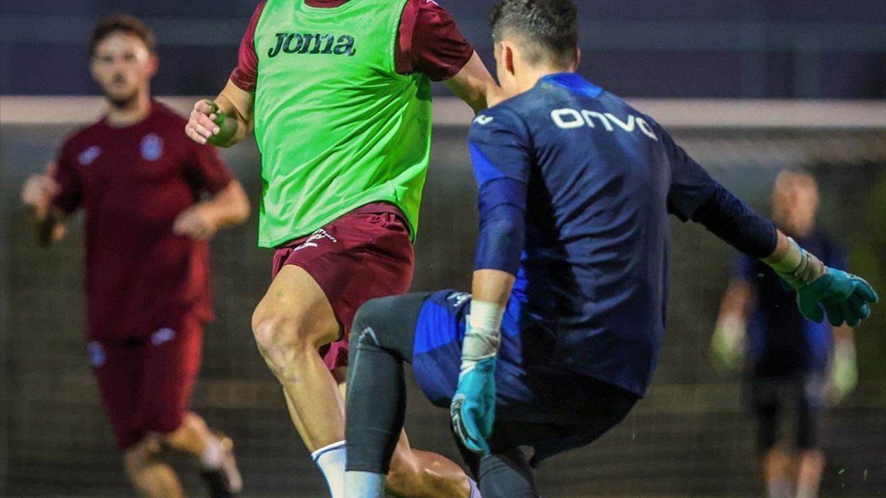 Trabzonspor, Samsunspor maçı hazırlıklarını Mehmet Ali Yılmaz Tesisleri'nde sürdürdü