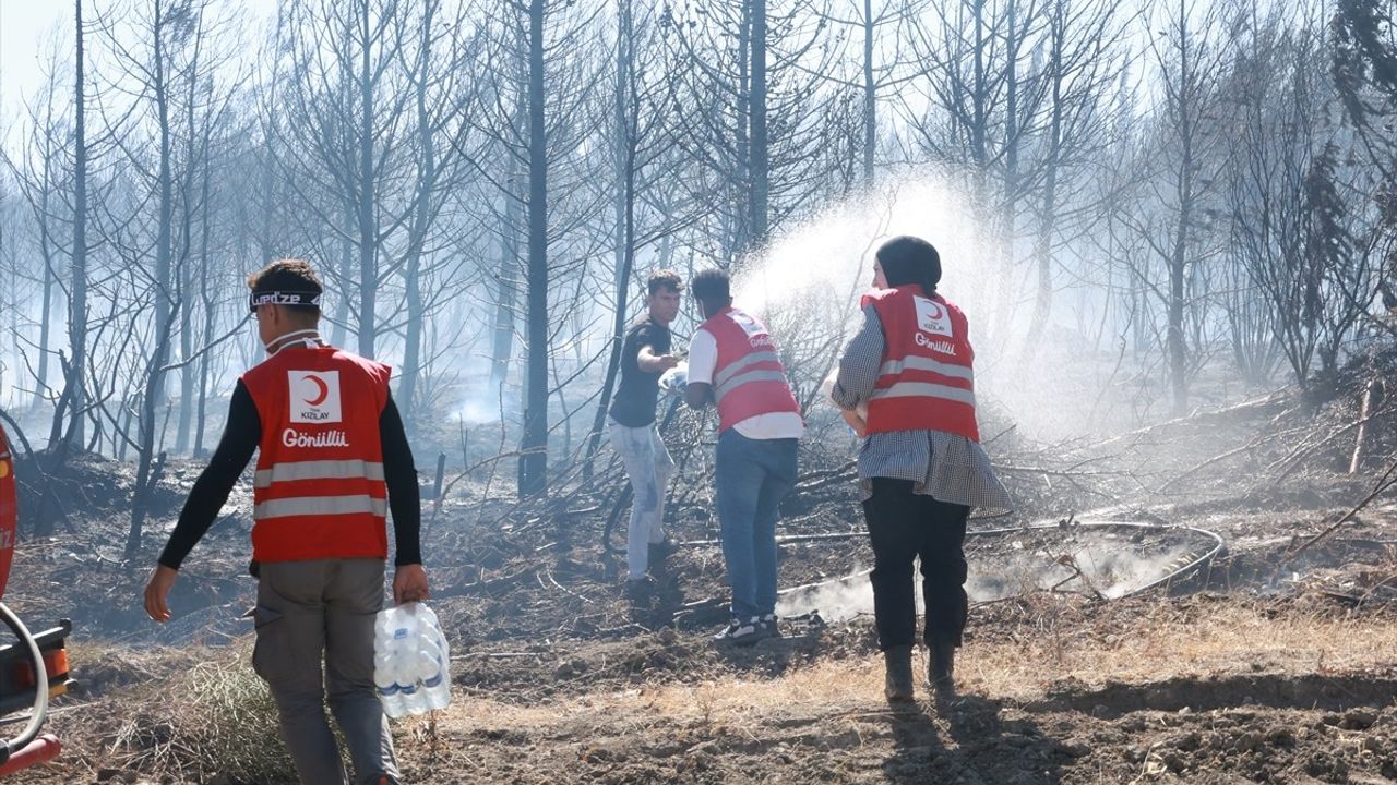 Türk Kızılay, hazirandan bu yana 127 orman yangınına müdahaleye destek sağladı