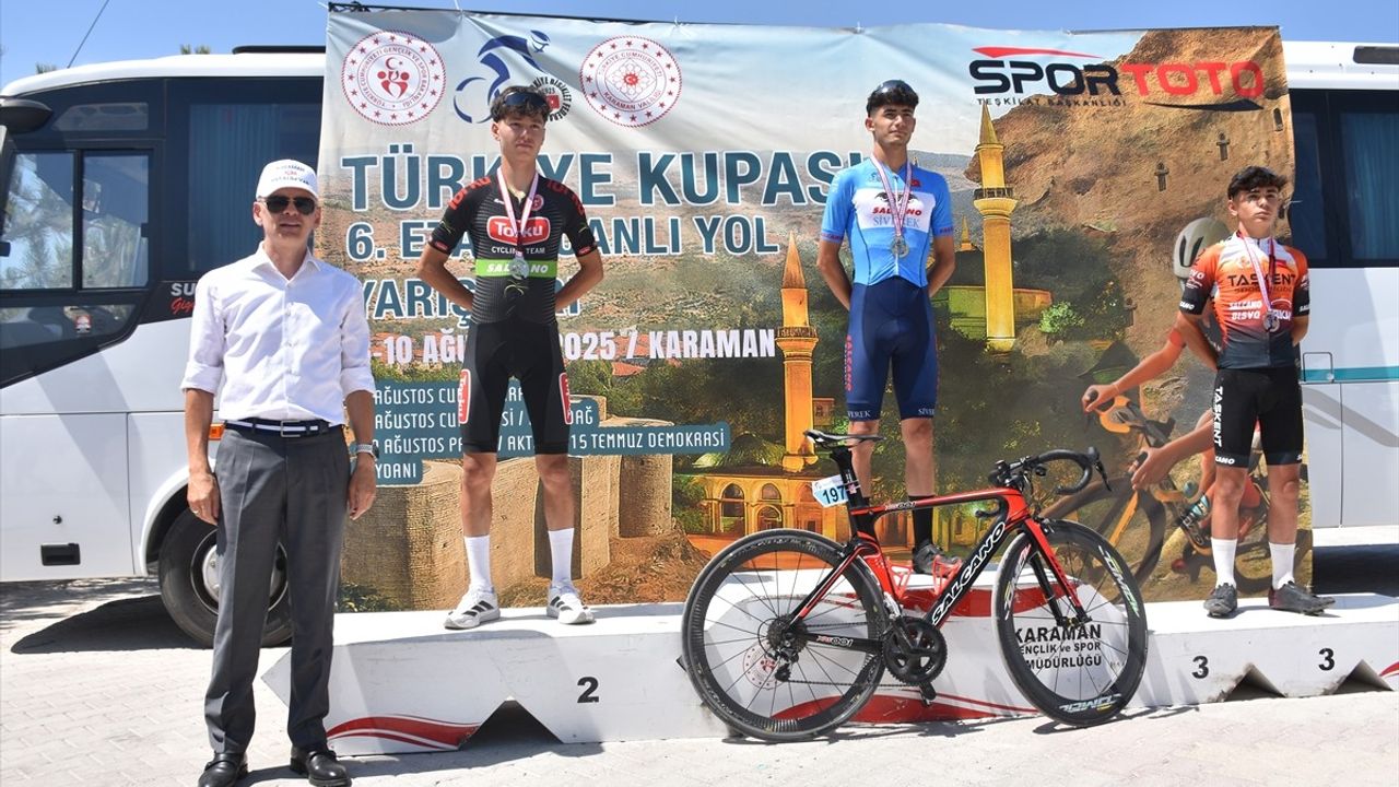 Türkiye Kupası 6. Etap Puanlı Yol Yarışları Karaman'da Başladı