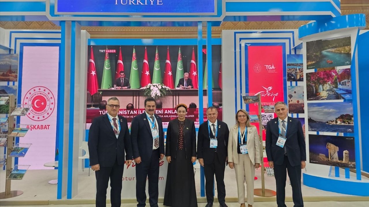 Türkiye Pavyonu, Türkmenistan'daki BM Toplantısında Yoğun İlgi Görüyor